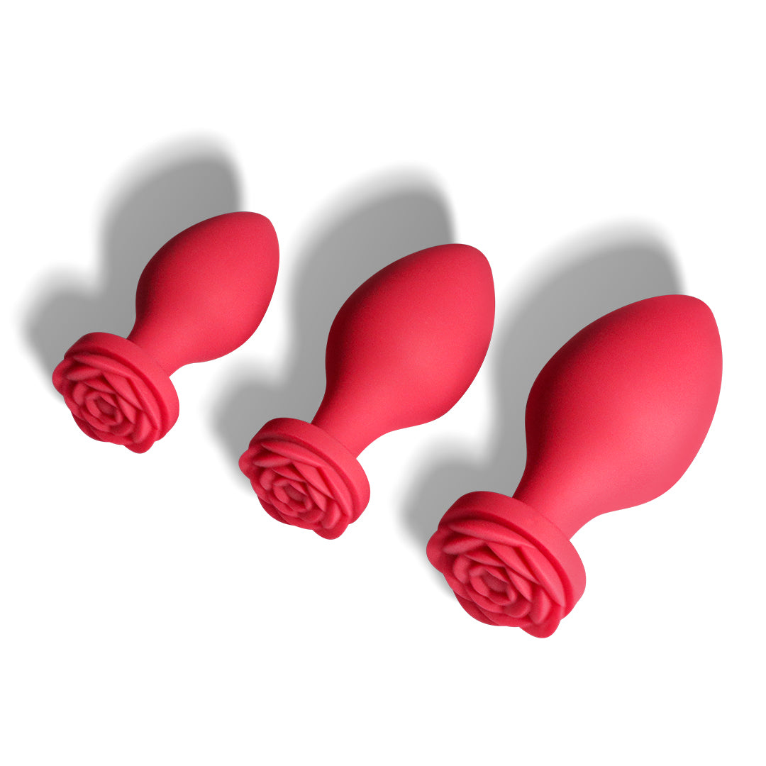Rose Anal Plug Set - Rose Sex Toy for Men & Women - Multicolor Rose Toy Official Store Rose Anal Plug Set - Rose Sex Toy for Men & Women - Multicolor Rose Toy Official Store