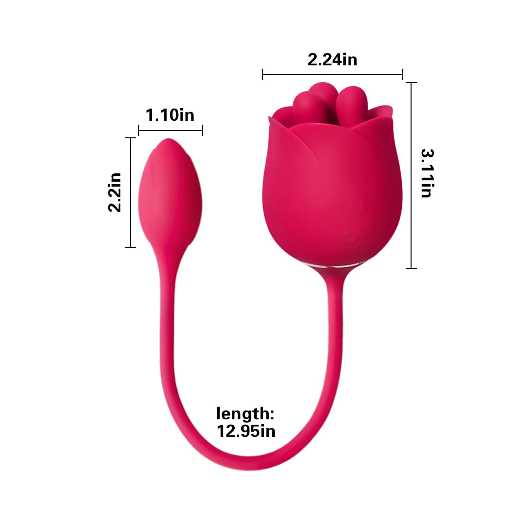 Rose Toy for Women Massager Vibrator with Vibrating Egg
