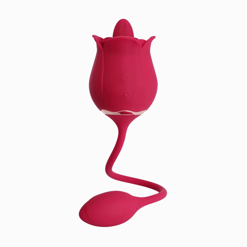 Tongue Rose Toy With Bullet Vibrator - Rose Toy Official Store Tongue Rose Toy With Bullet Vibrator - Rose Toy Official Store