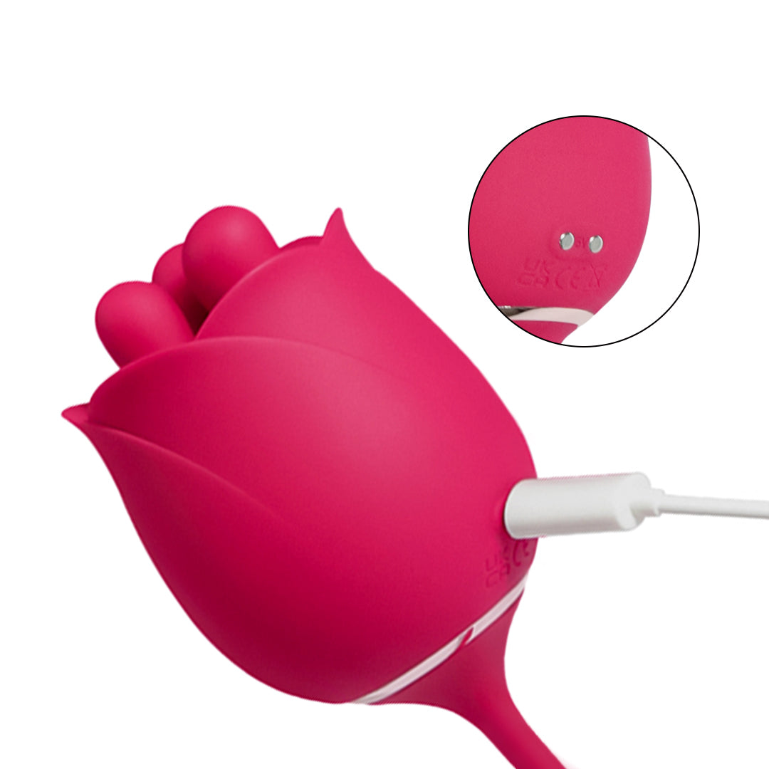 Massager Rose Toy with Dildo