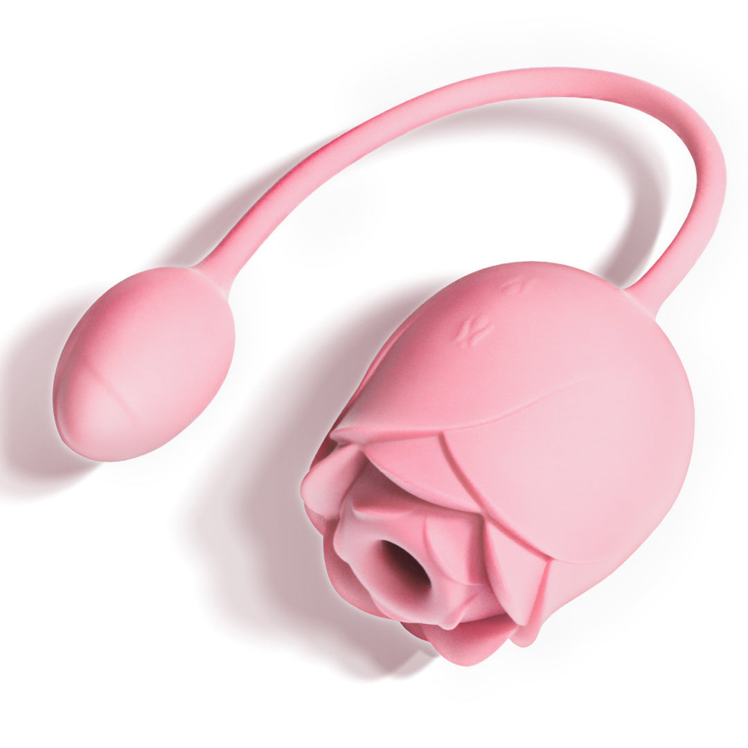Pink Rose Toy with Vibrating Egg for women
