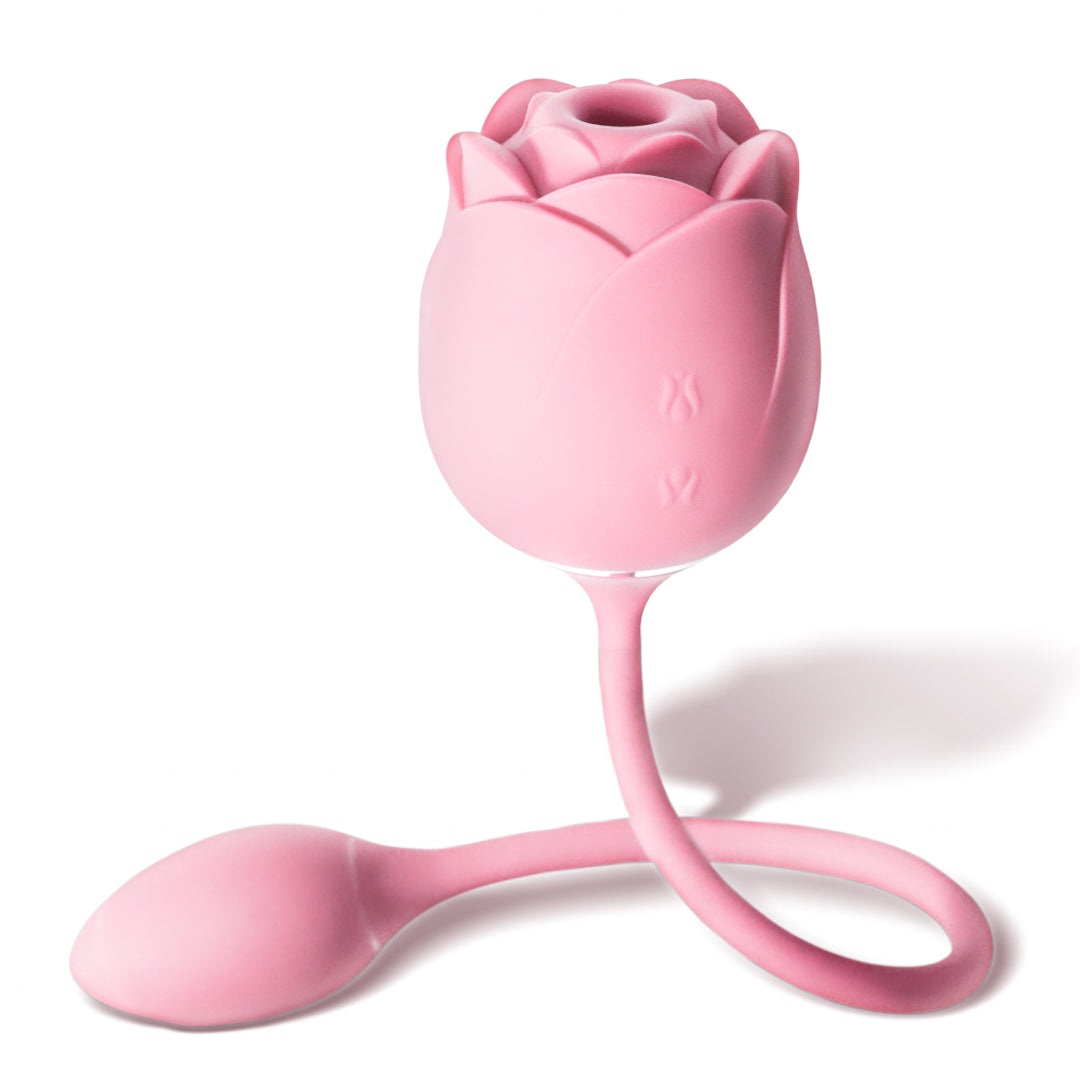 Pink Rose Toy with Vibrating Egg for women