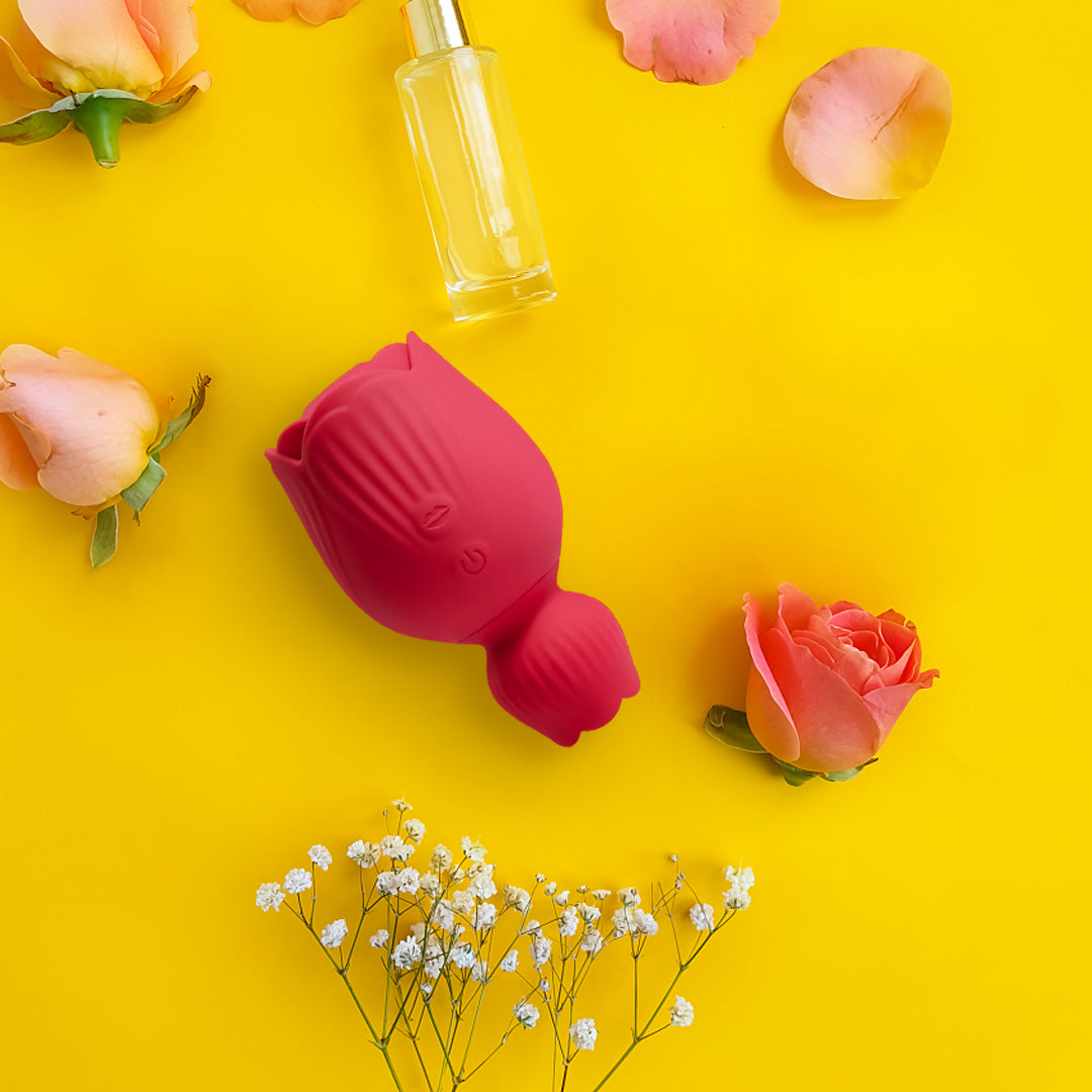 Rose Clit Sucker & Tongue vibrator