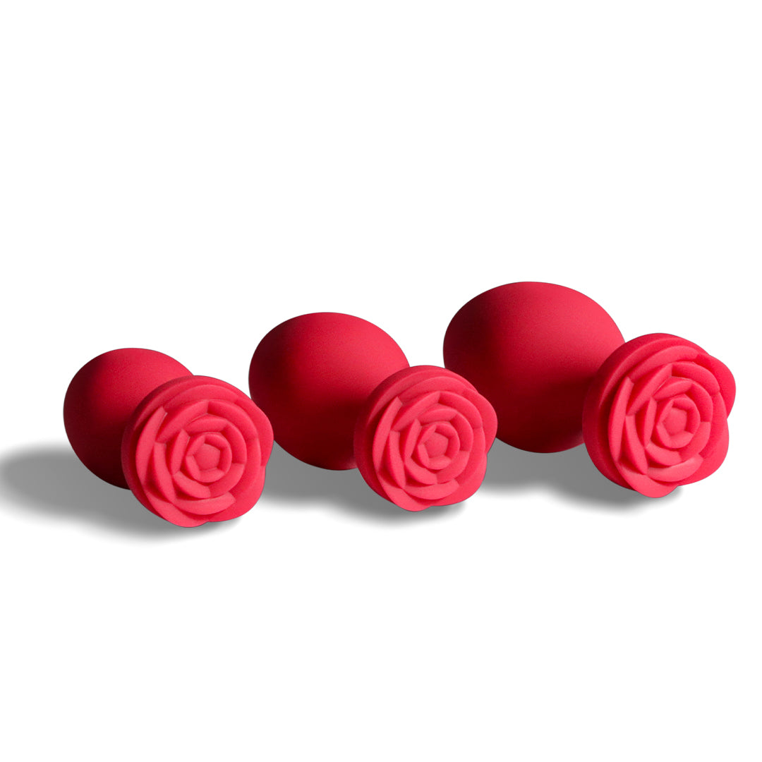 Rose Anal Plug Set - Rose Sex Toy for Men & Women - Multicolor Rose Toy Official Store Rose Anal Plug Set - Rose Sex Toy for Men & Women - Multicolor Rose Toy Official Store