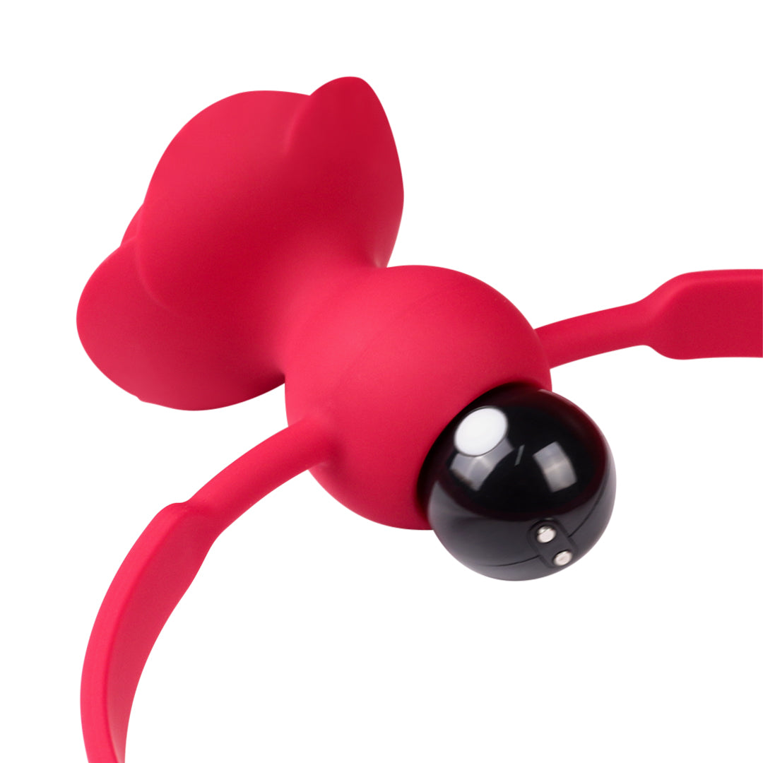 Rose mouth plug with vibration ball