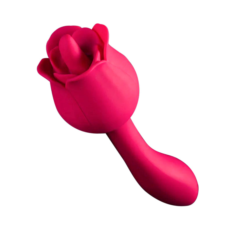 Rose Toy Tongue Vibrating Wand